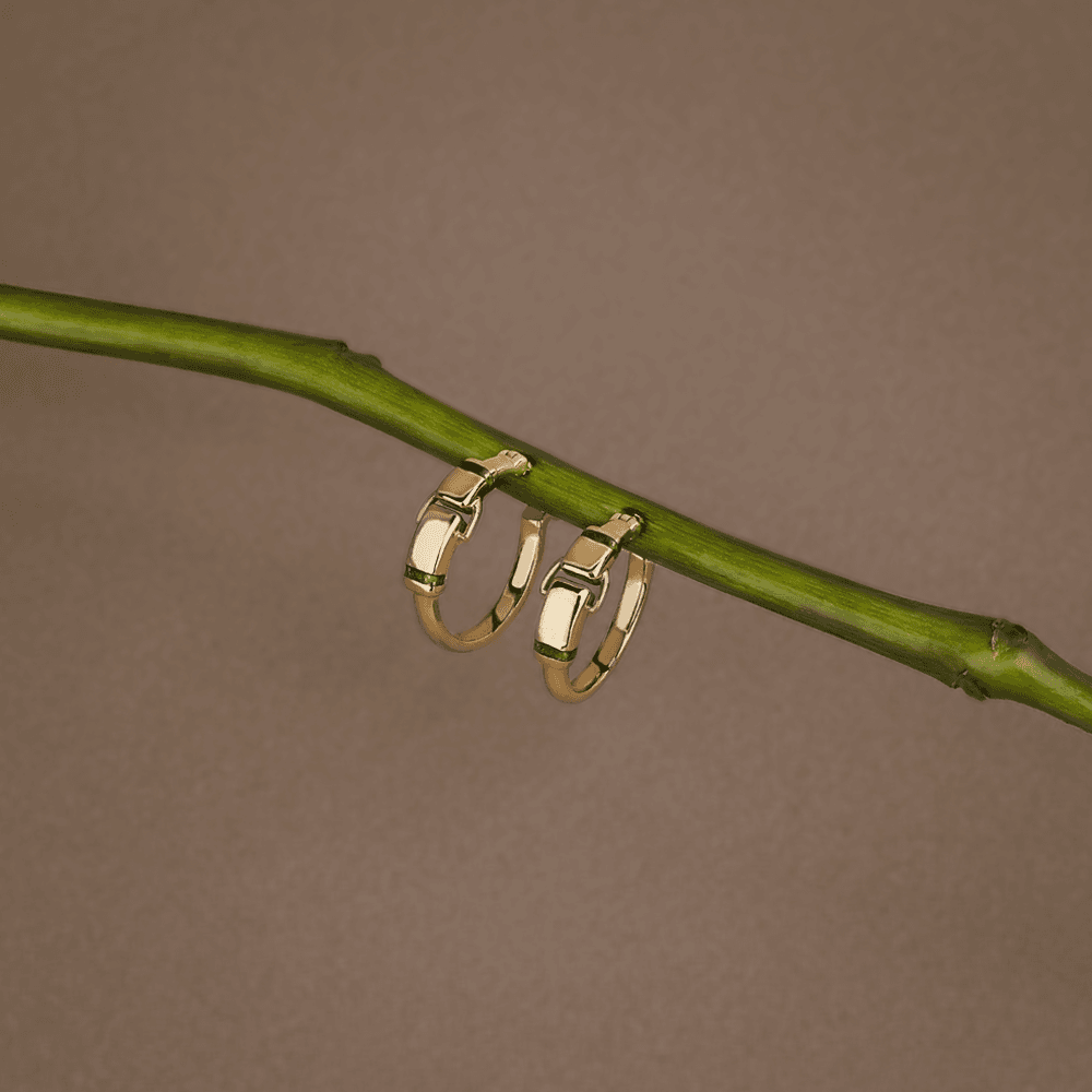 brincos feminino de ouro 750/18k joia autoral